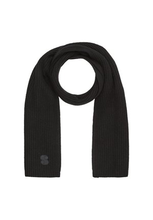 EN MAILLE DE MÉLANGÉE - Sjaal - black