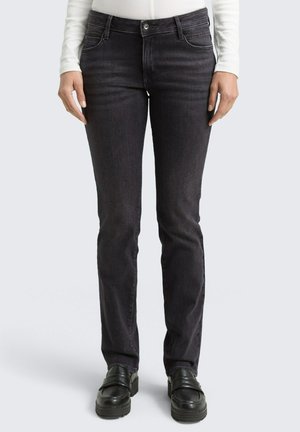 TOM TAILOR LIVA - Jean droit - faded black