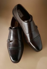 Next REGULAR FIT - SIGNATURE DOUBLE MONK - Business loafers - brown