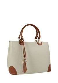 DrachenLeder Handtas - beige tan