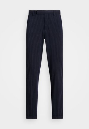 Polo Ralph Lauren STRIPED PERFORMANCE TWILL SUIT TROUSER - Pantalon classique - navy/grey