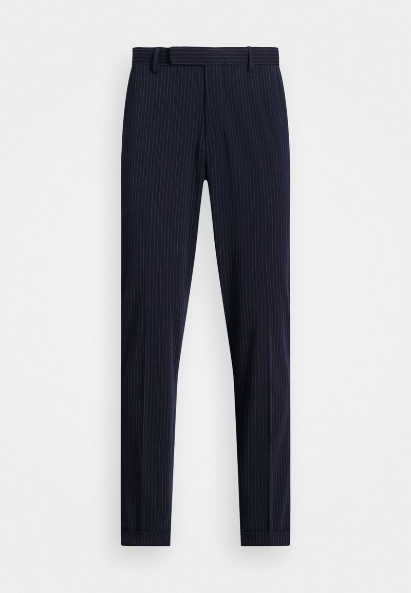 Polo Ralph Lauren STRIPED PERFORMANCE TWILL SUIT TROUSER - Nohavice - navy/grey