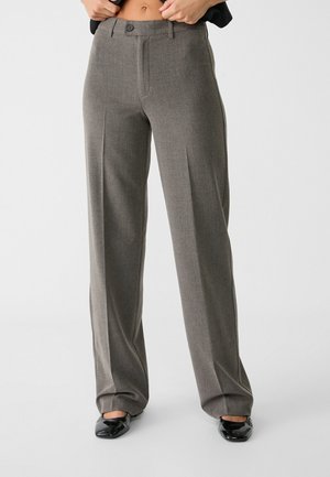 Stradivarius Housut - dark grey