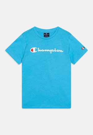 ICONS CREWNECK LARGE LOGO - Camiseta estampada - light blue