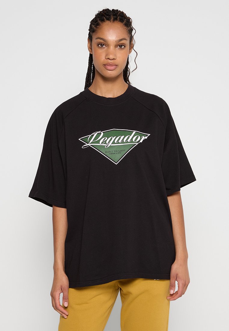 Pegador T-shirt print zwart