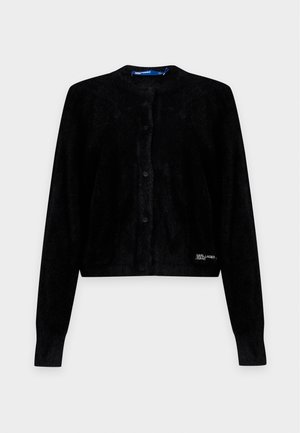 Karl Lagerfeld Jeans, CROPPED FLUFFY - Жилетка - black