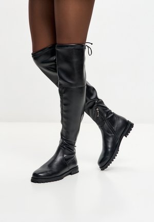 Overknees - black