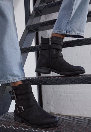 Bottines de cowboy / motard - black