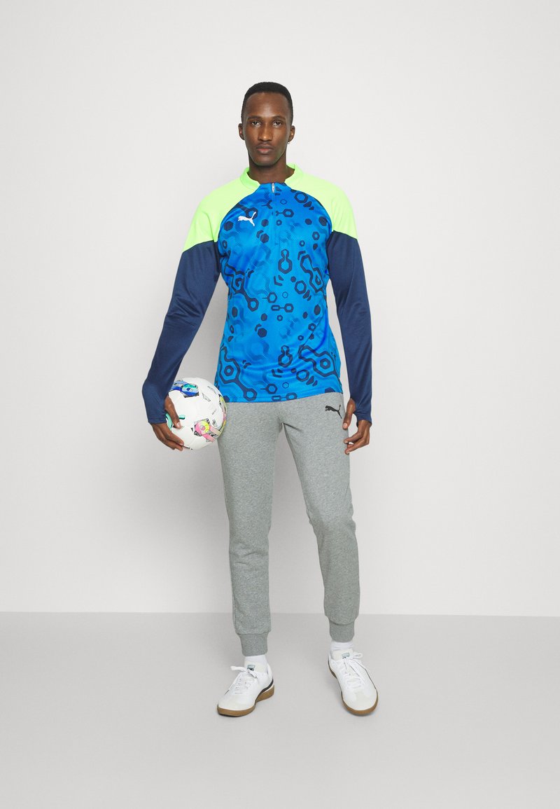 Puma INDIVIDUALCUP 1/4 ZIP - Top s dlouhým rukávem - persian blue/pro green