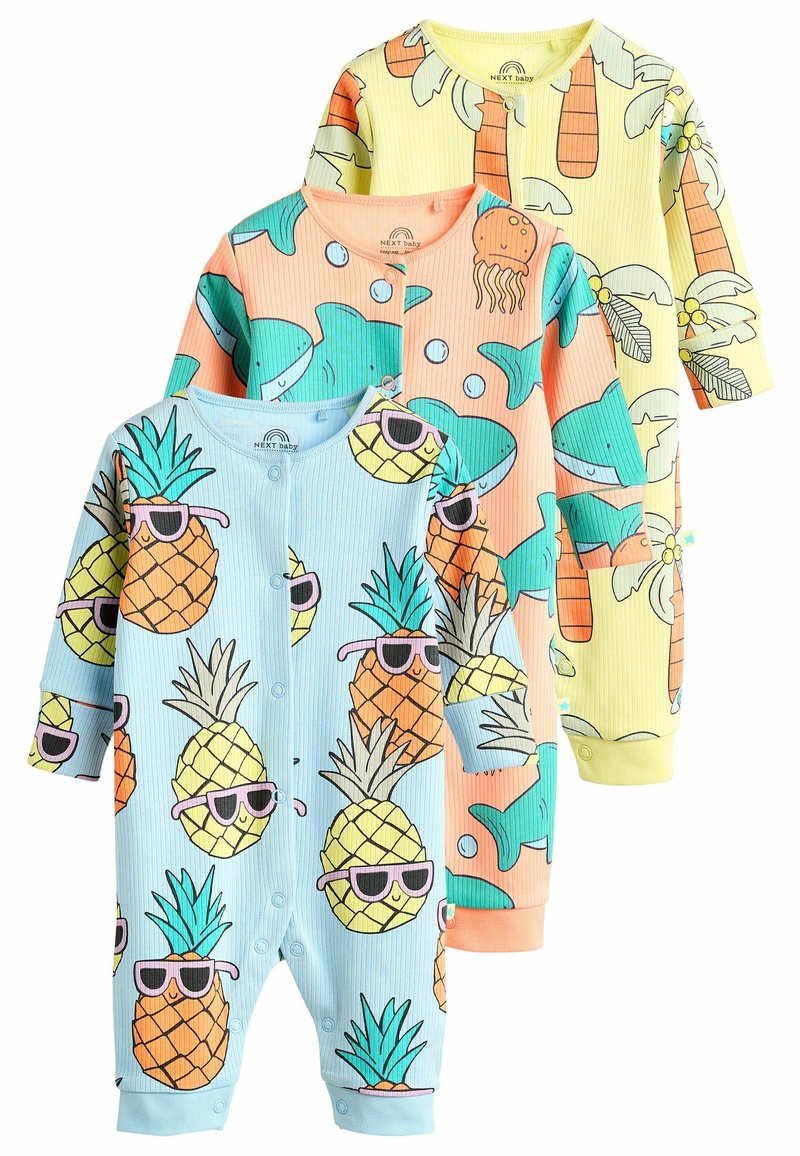 Next FOOTLESS 3 PACK - REGULAR FIT - Pyžamo - bright shark print