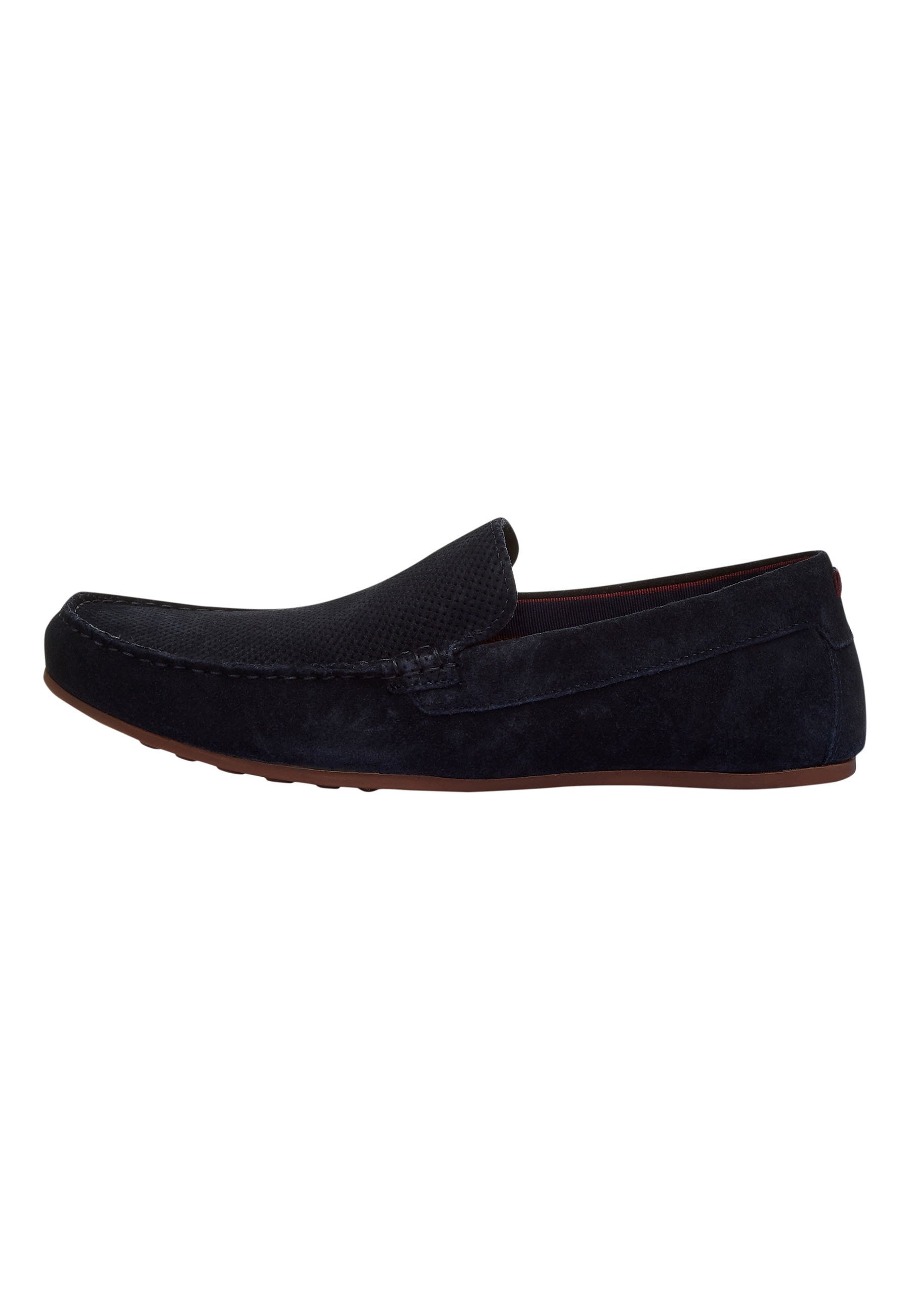 Mocassins Homme En Cuir Bleu - Pointure 41 EU - Style élégant, Marque Trappeur - Neuf Sans Emballage