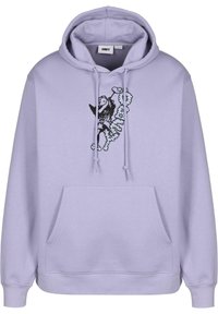 Obey Clothing Mikina s kapucí - purple