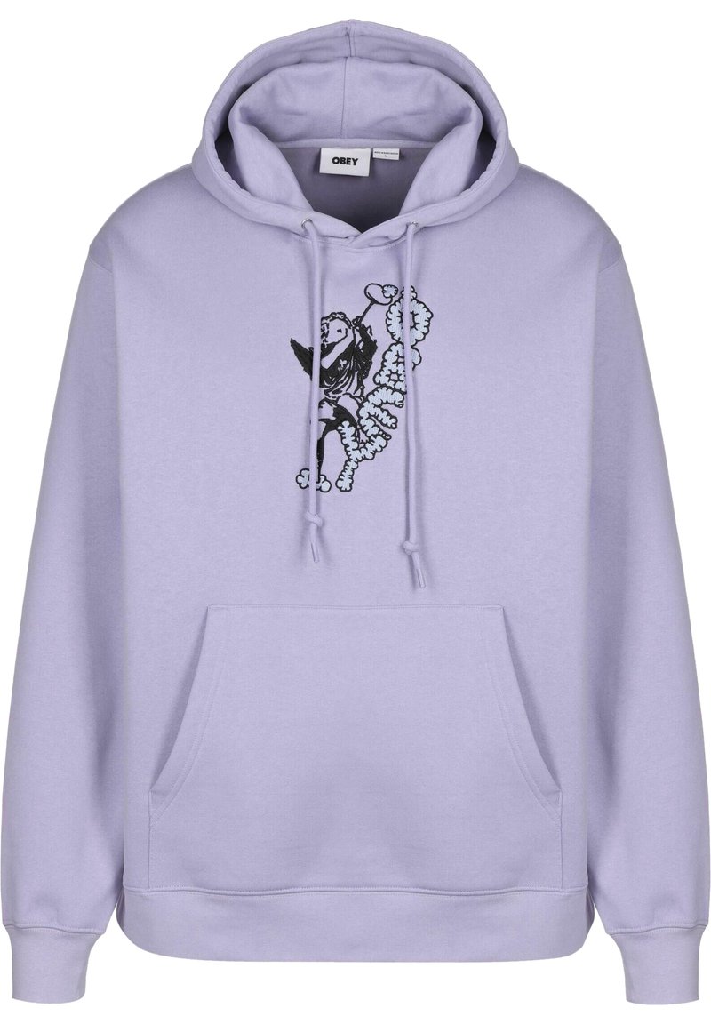 Obey Clothing Mikina s kapucí - purple