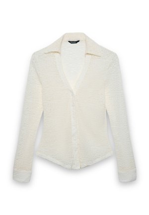 TINTA UNITA - Hemdbluse - bianco lana