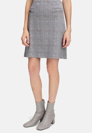 Gonna a campana - grau beige