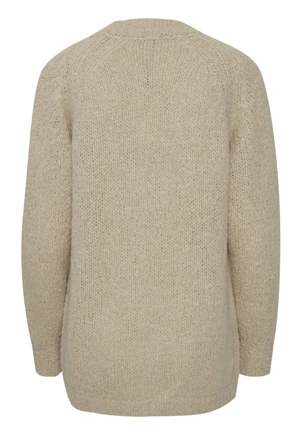 BYOMIRA - Cardigan - cement melange2