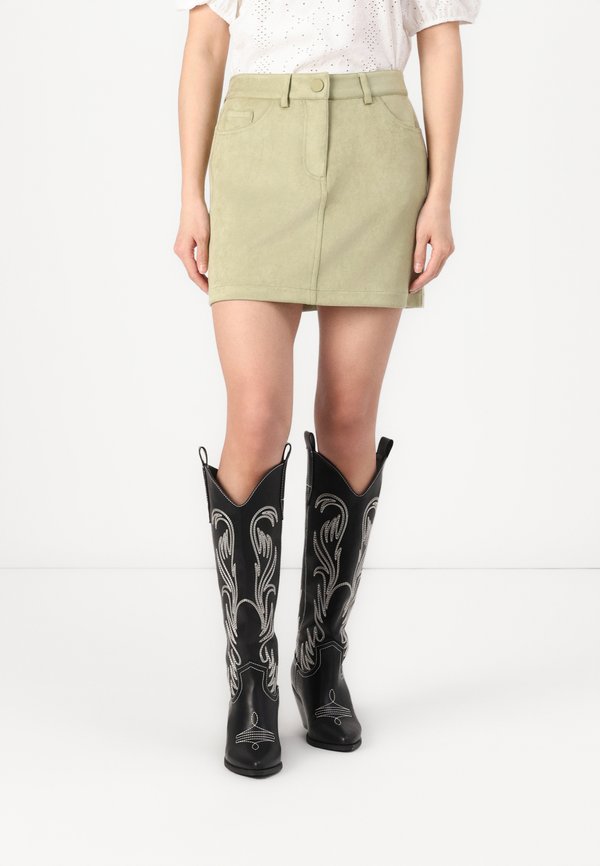 ONLDIANE LIFE SKIRT - Mini skirt - elm