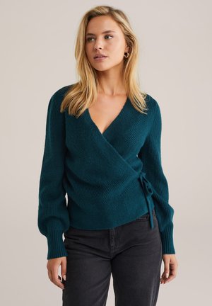 Cardigan - turquoise
