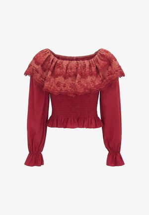 IZIA, IZIA BLOUSE - Bluse - rust red