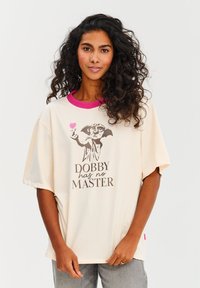 NAOKO Triko s potiskem - off-white