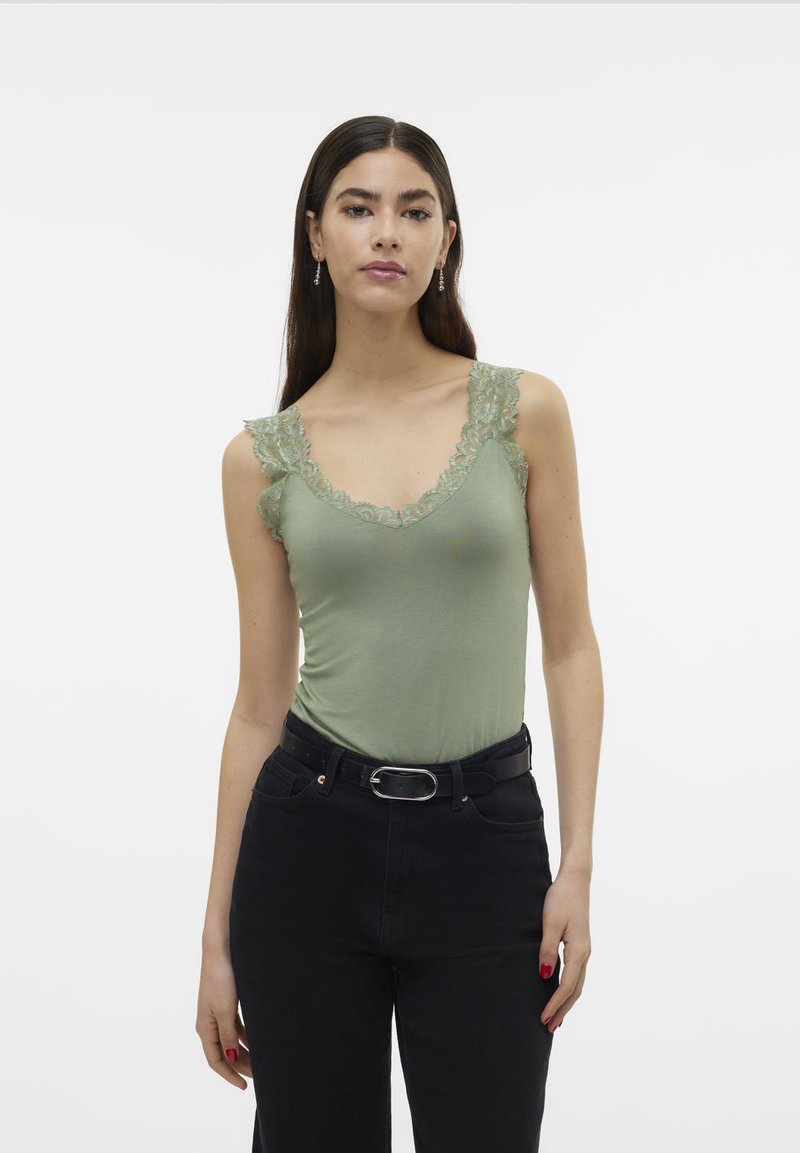 Vero Moda VMROSA - Topp - hedge green