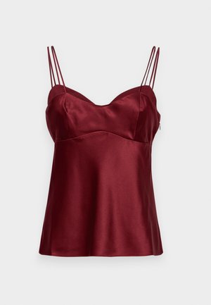 Veronica Beard DONITA CAMI - Μπλούζα - maroon