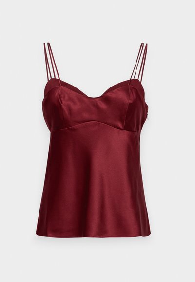 Veronica Beard DONITA CAMI - Μπλούζα - maroon