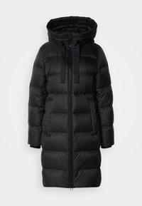 COAT WITH HOOD WELT POCKETS - Manteau en duvet - black