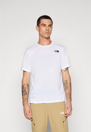 MULTIPLE PLACEMENT TEE GRAPHIC - Potiskana majica - white