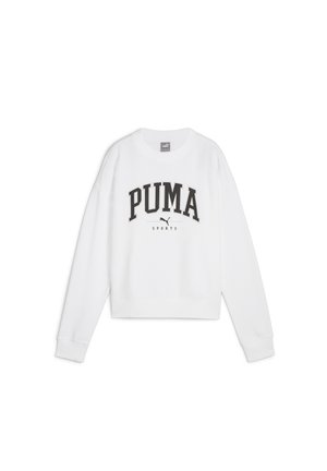 Puma SQUAD FULL-LENGTH CREWNECK  - Felpa - white