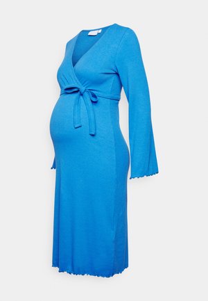 MAMALICIOUS MLSAGA TESS DRESS - Robe en jersey - strong blue