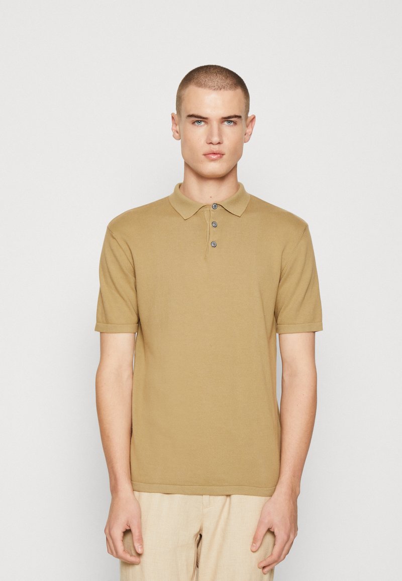 The GoodPeople PLAN Polo shirt coriander/beige Zalando.co.uk