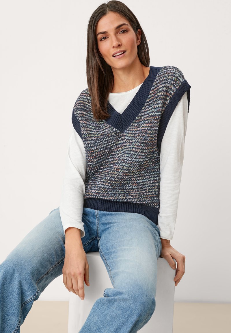 Damen Strickjacken | s.Oliver Strickpullover dark blue knit/dunkelblau - AK91315 Damen Strickjacken | s.Oliver Strickpullover dark blue knit/dunkelblau - AK91315