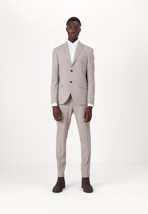 THE FASHION SUIT - Suit - brown melange