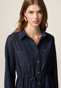 Oltre Vestido vaquero - blu