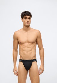 Calvin Klein Underwear JOCK STRAP 3 PACK - Alushousut - black/chalk/currie