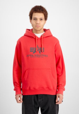 BASIC - Mikina s kapucňou - radiant red
