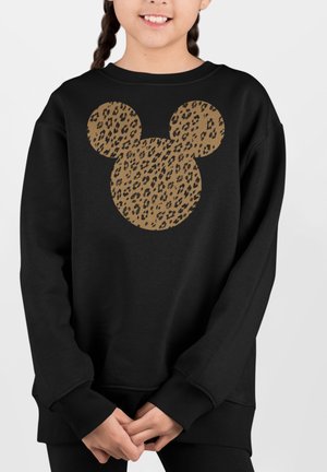 MICKEY CLASSIC CHEETAH MOUSE - Sweatshirt - black