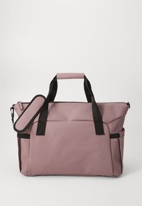 Even&Odd Weekendtasker - black/dark pink