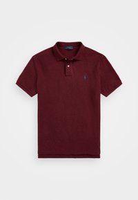 THE ICONIC MESH POLO SHIRT - Polo shirt - spring wine heather