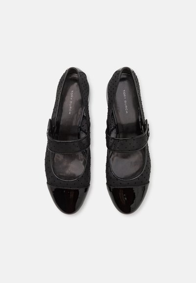 Tory Burch CAP TOE MARY JANE HEEL BALLET  - Riemchenballerina - perfect black