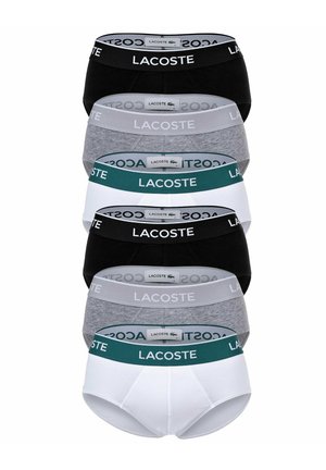 6ER PACK - CASUAL STRETCH LOGOBUND - Slip - schwarz/grau/weiß