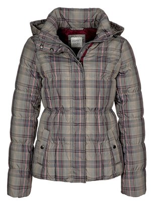 Bunda z prachového peří - grey