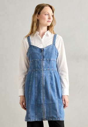 Denimové šaty - denim stone