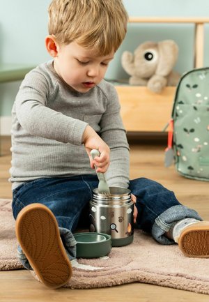 Done By Deer, INSULATED FOOD JAR TINY TRAILS GREEN 300 ML - Lunch box - green
