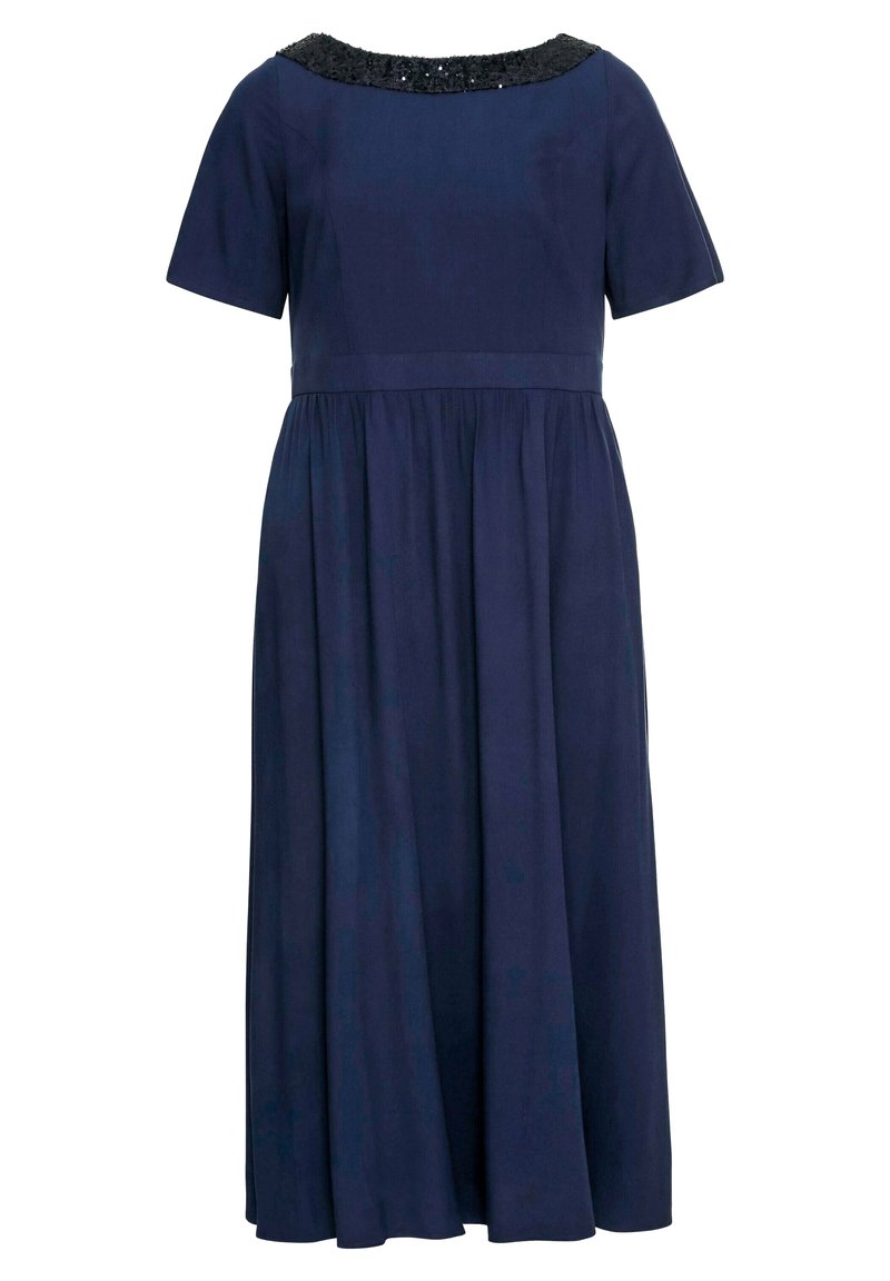 Damen Freizeitkleider | Sheego Maxikleid marine/dunkelblau - UT86573 Damen Freizeitkleider | Sheego Maxikleid marine/dunkelblau - UT86573