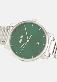 BOSS DEAN - Reloj - silver-coloured/green