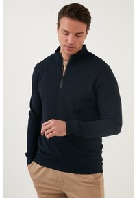 Buratti REGULAR FIT - Sudadera - dark blue
