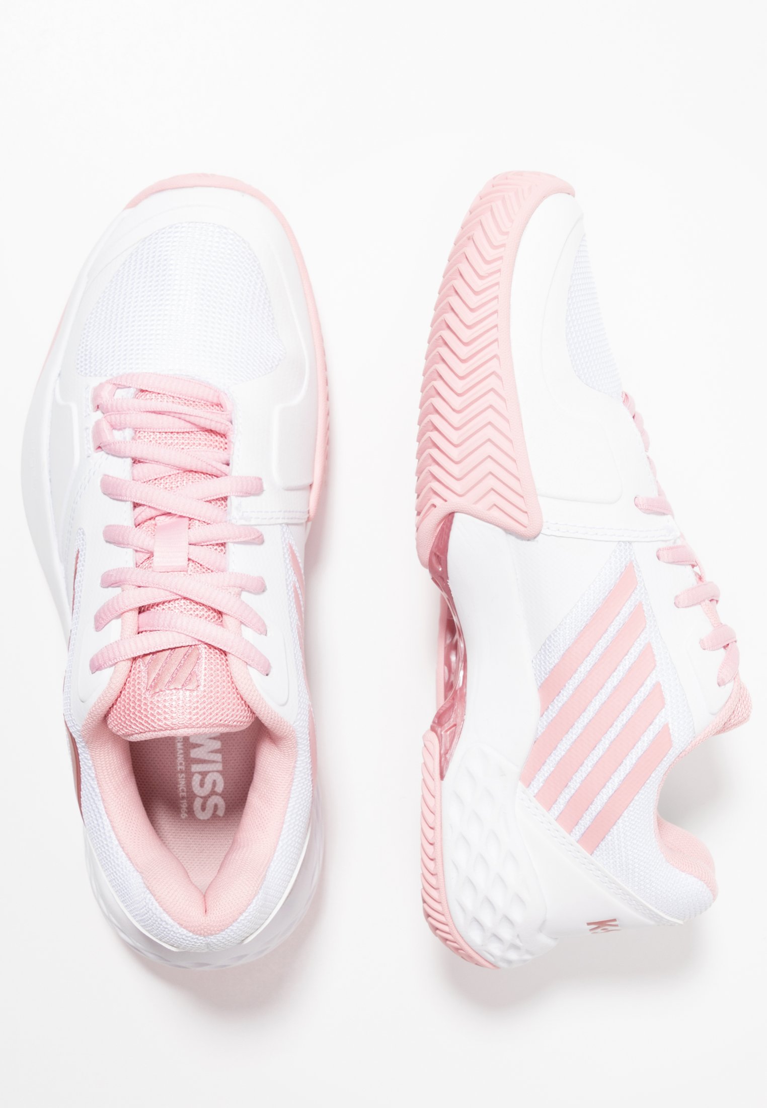 K SWISS AERO COURT HB Clay court tennissko whitecoral K SWISS AERO COURT HB Clay court tennissko whiteblack