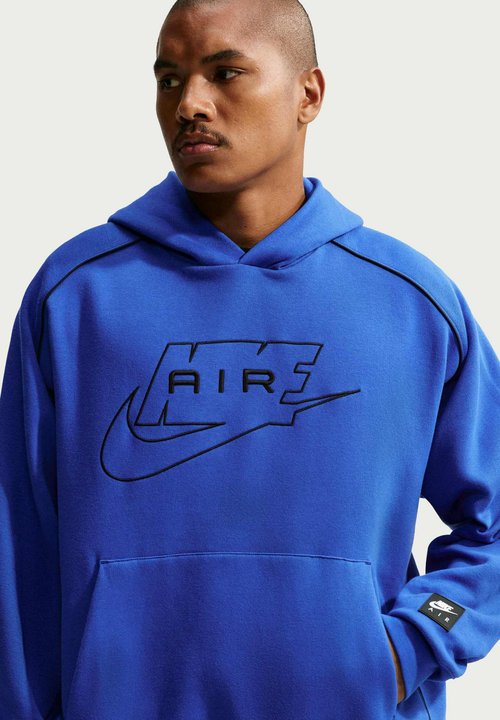 Nike SPORTSWEAR MEN'S FLEECE PULLOVER HOODIE AIR - Hoodie - game royal black black — photo 3